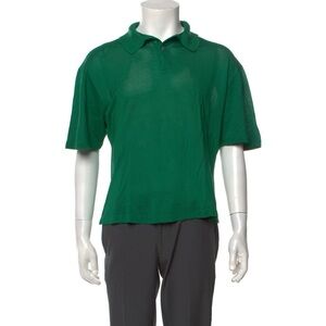 HERMÈS
Silk Collar Polo Shirt
Size L